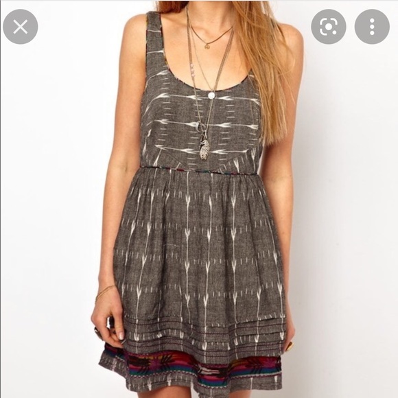 Free People Dresses & Skirts - Free People New Romantics made in India cotton layered embroidery dress